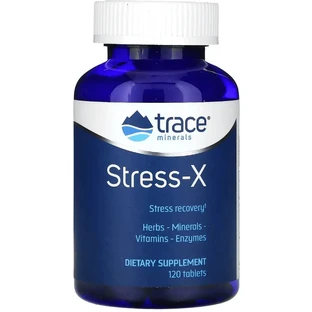 Восстановление и Защита от стресса, Stress-X, Trace Minerals, 120 таблеток