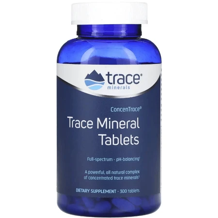 Концентровані мікроелементи, ConcenTrace, Trace Minerals, 300 таблеток: ціни та характеристики