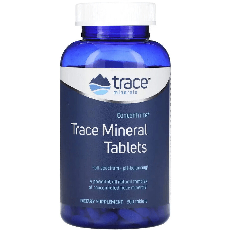 Концентрированные Микроэлементы, ConcenTrace, Trace Minerals, 300 таблеток: цены и характеристики