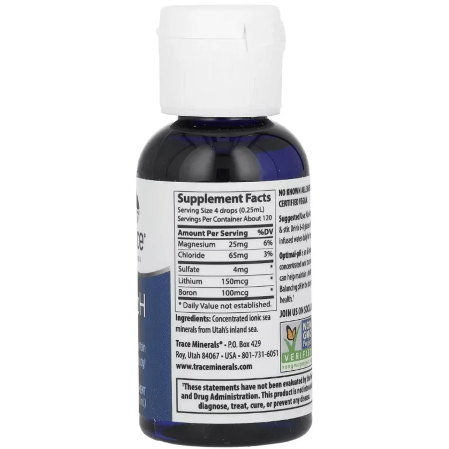 Оптимальний pH, Optimal-pH, Trace Minerals, 30 мл: ціни та характеристики
