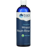 Мінеральний ополіскувач для рота, смак м'яти, ConcenTrace Mineral Mouth Rinse, Trace Minerals, 473 мл