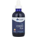Коензим Q10 у краплях, 100 мг, смак мандарину, Liquid CoQ10, Trace Minerals, 118 мл: ціни та характеристики