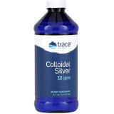 Коллоидное серебро, Colloidal Silver, Trace Minerals, 473 мл