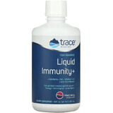 Підтримка імунної системи, смак ягід, Fast-Absorbing Liquid Immunity+, Trace Minerals, 887 мл