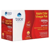 Яблочный уксус, 1000 мг, вкус апельсина, Apple Cider Vinegar Paks, Trace Minerals, 30 пакетиков