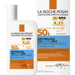 Солнцезащитный флюид La Roche Posay Anthelios UVMune 400 Dermo-Pediatrics SPF50+, легкий, для чувствительной детской кожи, 50 мл: цены и характеристики