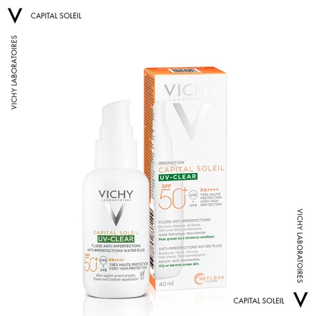 Ежедневный невесомый флюид Vichy Capital Soleil для кожи склонной к жирности и несовершенствам SPF 50+, 40 мл: цены и характеристики