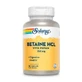 Бетаїн HCl + пепсин, HCL with Pepsin, Solaray, 250 мг, 180 капсул