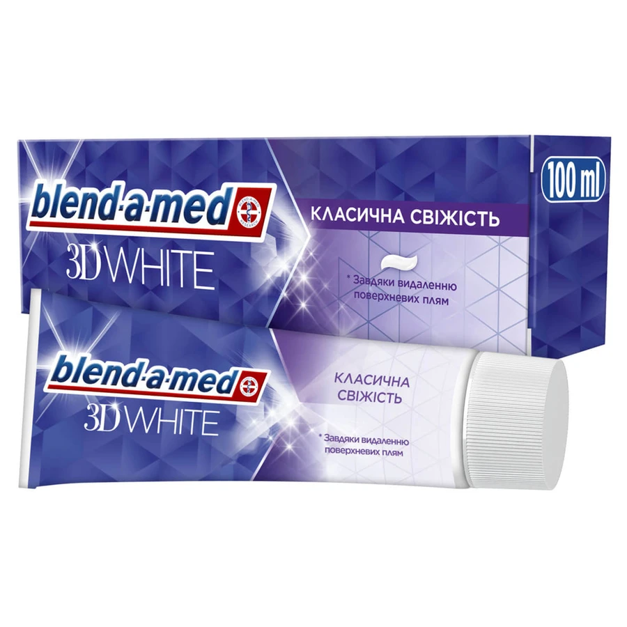 Зубная паста Blend-a-med 3D White Классическая свежесть 100 мл: цены и характеристики