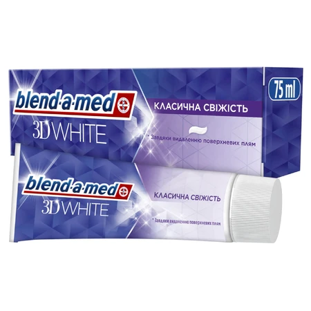 Зубная паста Blend-a-med 3D White Классическая свежесть 75 мл: цены и характеристики