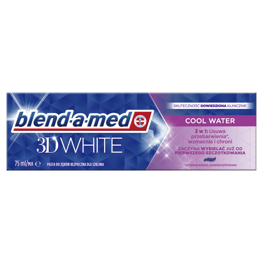 Зубная паста Blend-a-med 3D White Прохладная вода 75 мл: цены и характеристики