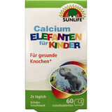 Витамины Sunlife Calcium Elefanten fur Kinder пастилки 60 шт 