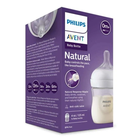 Пляшечка для годування Philips Avent Natural Response SCY900/01 0m+, 125 мл : ціни та характеристики