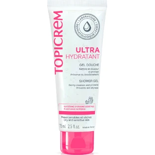 Ультраувлажняющний гель для душа Topicrem Ultra-Moisturizing Shower Gel, 75 мл