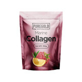 Колаген морський Pure Gold Collagen Hal Raspberry порошок зі смаком малини 150 г