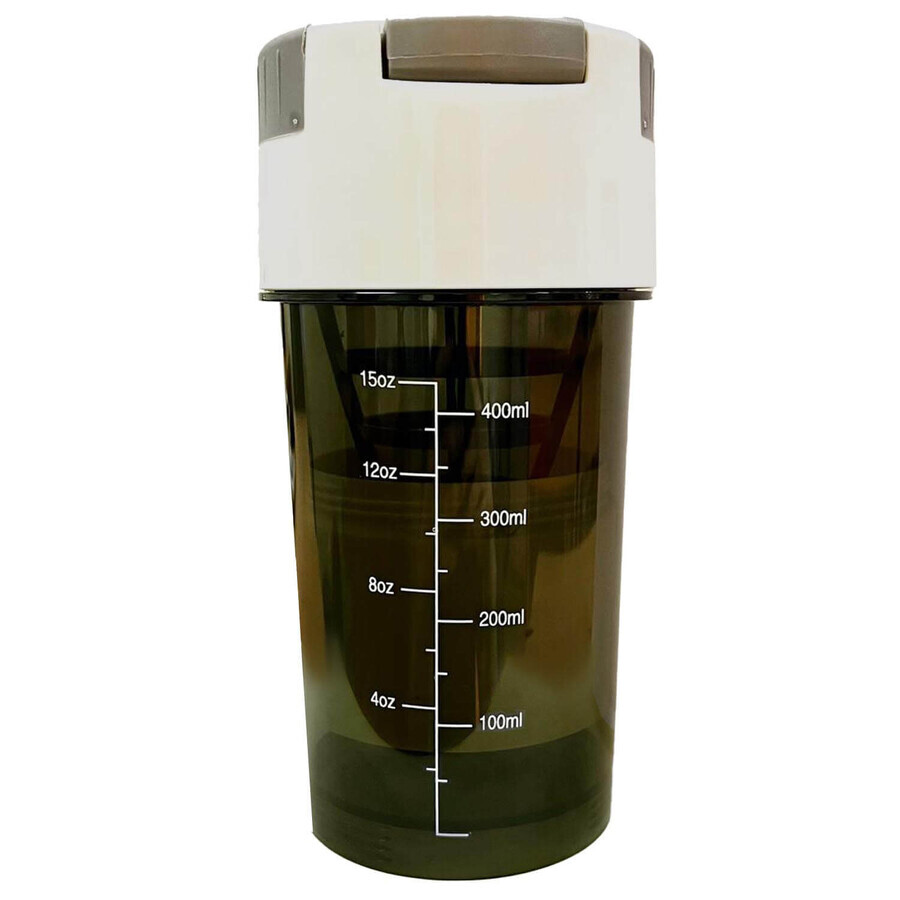 Шейкер пляшка з контейнером Powerfood для приготування та зберігання коктейлів 500 мл: ціни та характеристики