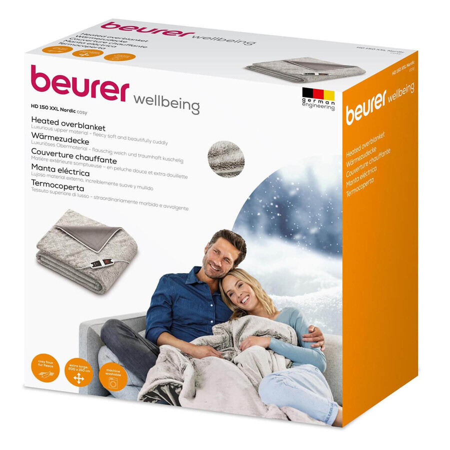 Одеяло с обогревом Beurer HD 150 Nordic: цены и характеристики