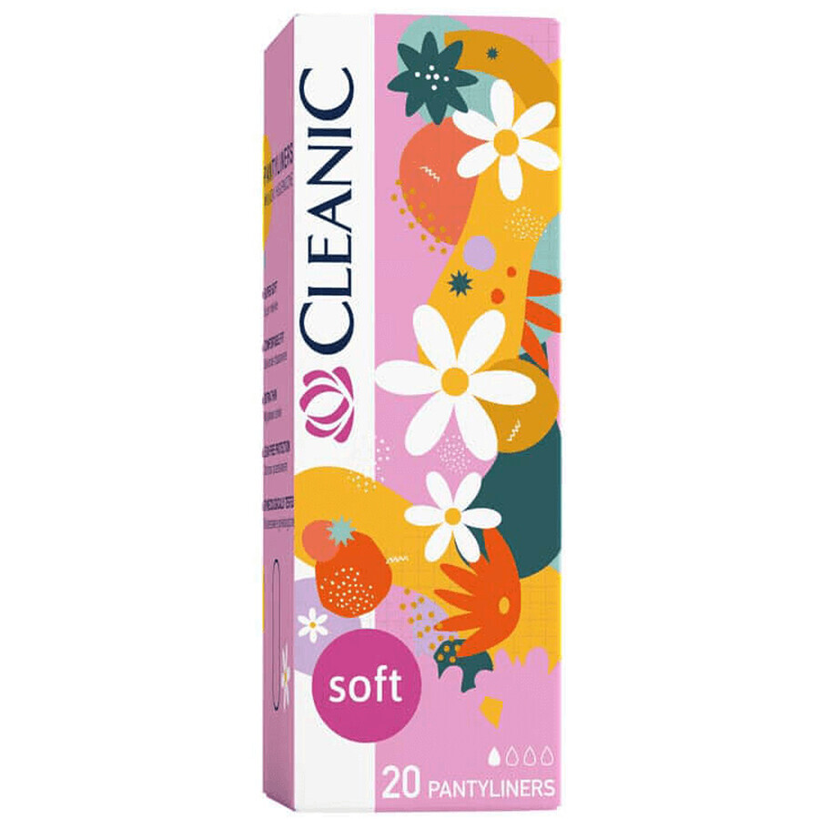 Прокладки ежедневные Cleanic Cleanic Soft №20: цены и характеристики