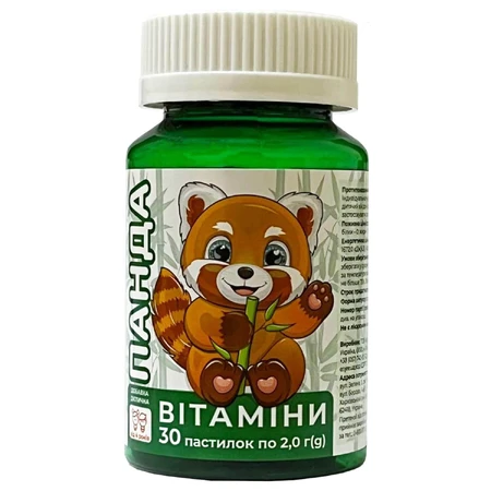Пастилки желейные Панда витаминные на основе пектина №30 : цены и характеристики