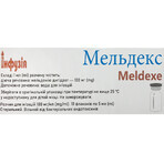 Мельдекс розчин для ін'єкцій 100 мг/мл у флаконах по 5 мл 10 шт : ціни та характеристики