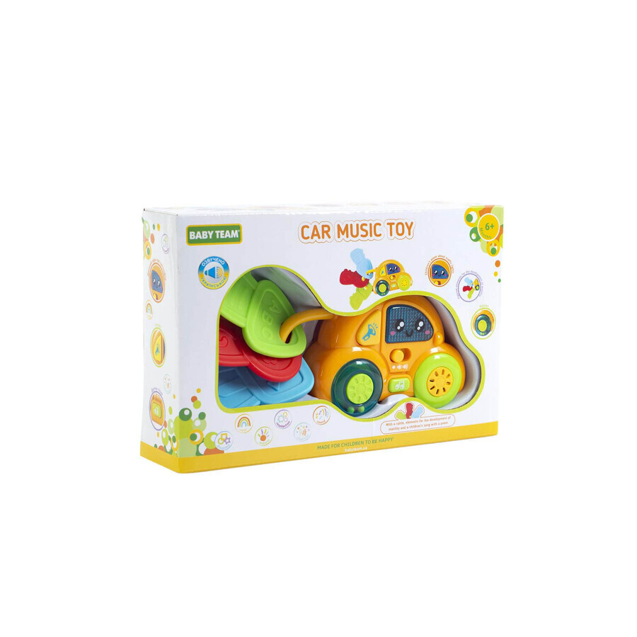 Іграшка дитяча музична Baby Team 8642 Машинка: ціни та характеристики