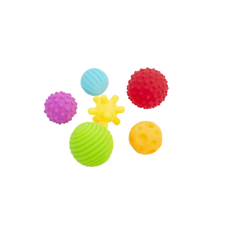 Набор игрушек для ванной, детский Baby Team 9009 Мячики 6 шт: цены и характеристики