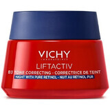 Крем Vichy Liftactiv В3, антивозрастной ночной для коррекции пигментных пятен с ретинолом, 50 мл