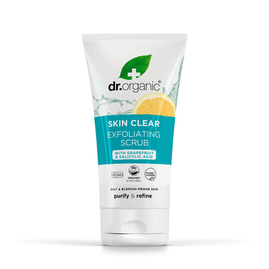 Скраб-эксфолиант для лица Dr.Organic Skin Clear для жирной кожи 5 в 1 150 мл: цены и характеристики