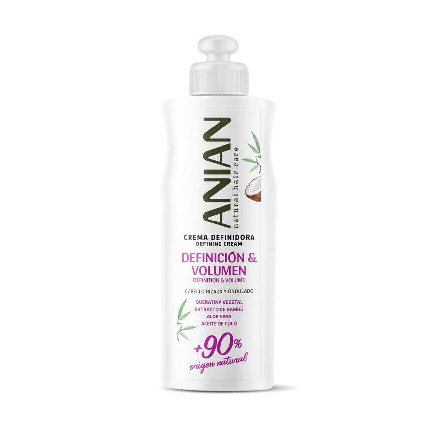 Крем для укладання кучерявого волосся Anian з рослинним кератином 250 мл: ціни та характеристики