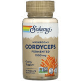 Solaray Грибы Кордицепс, 1000 мг, 60 вегетарианских капсул