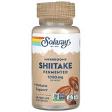 Solaray Гриби Шіїтаке, Fermented Shiitake Mushrooms 1000 мг, 60 капсул