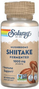Solaray Грибы Шиитаке, Fermented Shiitake Mushrooms 1000 мг, 60 капсул