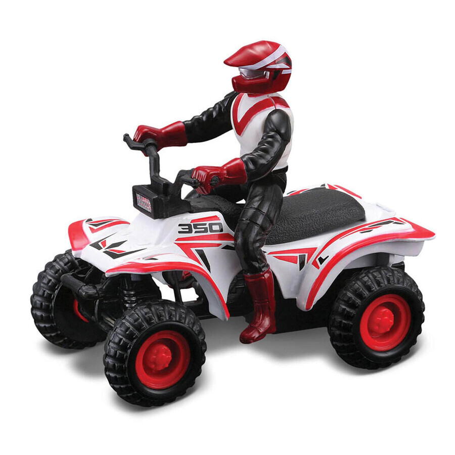 Автомодель квадроцикл + мотоцикліст іграшковий Maisto 15026 інерційний в асортименті: ціни та характеристики