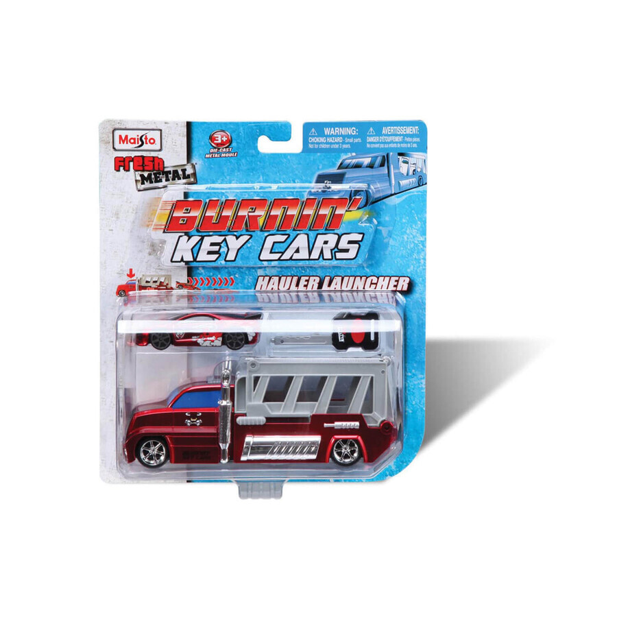 Набор игрушечных машинок Maisto 15102 Burnin Key Cars Hauler Launcher 2 шт: цены и характеристики