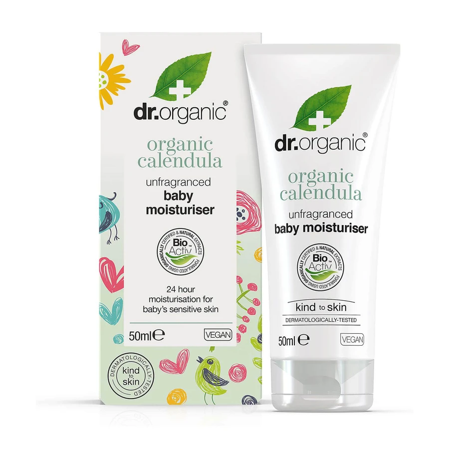 Крем для тела Dr.Organic с экстрактом календулы без аромата детский 50 мл: цены и характеристики