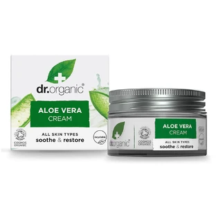 Крем для лица и тела Dr.Organic с алоэ вера успокаивающий и восстанавливающий 50 мл