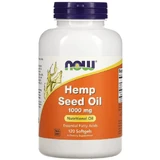 Олія насіння конопель 1000 мг Hemp Seed Oil Now Foods, 120 желатинових капсул