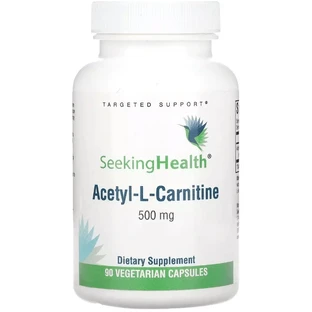 Ацетил-L-Карнітин 500 мг Acetyl-L-Carnitine Seeking Health, 90 вегетаріанських капсул