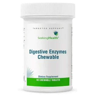 Травні ферменти Digestive Enzymes Seeking Health, 60 жувальних таблеток