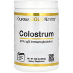 Молозиво концентроване у порошку 1000 мг Colostrum California Gold Nutrition, 200 г: ціни та характеристики