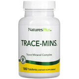 Комплекс мікроелементів Trace-Mins Trace Mineral Complex Natures Plus, 180 таблеток
