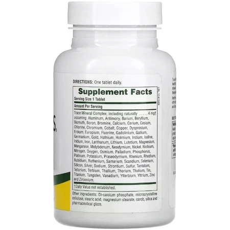 Комплекс мікроелементів Trace-Mins Trace Mineral Complex Natures Plus, 180 таблеток: ціни та характеристики