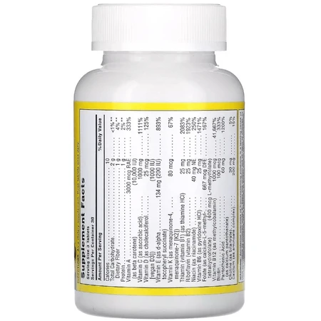 Мультивитамины и минералы Source of Life Multi-Vitamin & Mineral Supplement Natures Plus, 90 таблеток: цены и характеристики