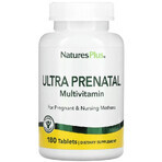 Мультивитамины Ультрапренатальные Ultra Prenatal Multivitamin Natures Plus, 180 таблеток: цены и характеристики