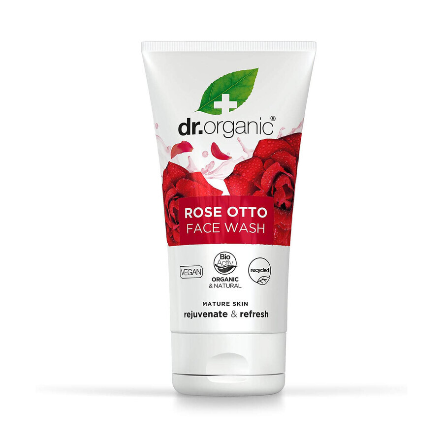 Гель для лица Dr.Organic с маслом розы Отто очищающий 150 мл : цены и характеристики