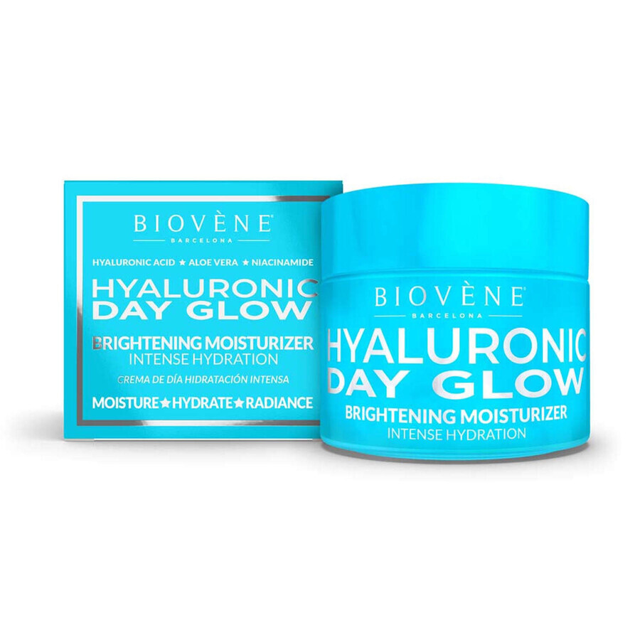 Крем для обличчя Biovene зволожуючий з гіалуроновою кислотою для сяяння шкіри денний 50 мл: ціни та характеристики