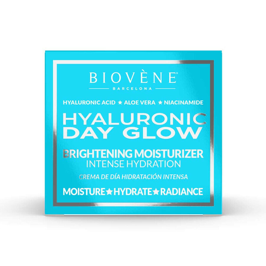 Крем для обличчя Biovene зволожуючий з гіалуроновою кислотою для сяяння шкіри денний 50 мл: ціни та характеристики