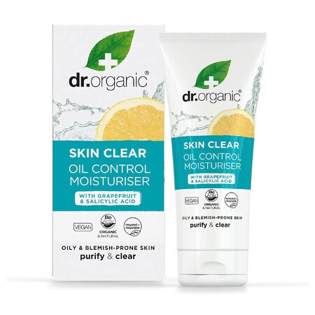 Крем для лица Dr.Organic Skin Clear для жирной кожи увлажняющий 50 мл 