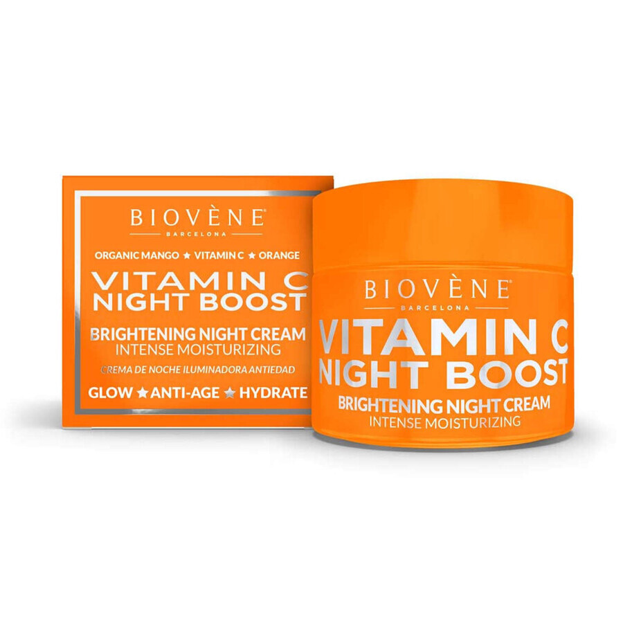 Крем для обличчя Biovene з вітаміном С проти зморшок для сяяння шкіри нічний 50 мл: ціни та характеристики