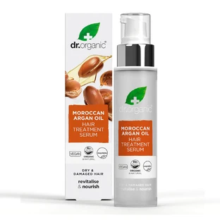 Сироватка для волосся Dr.Organic для пошкодженого та сухого волосся з мароканською аргановою олією 100 мл